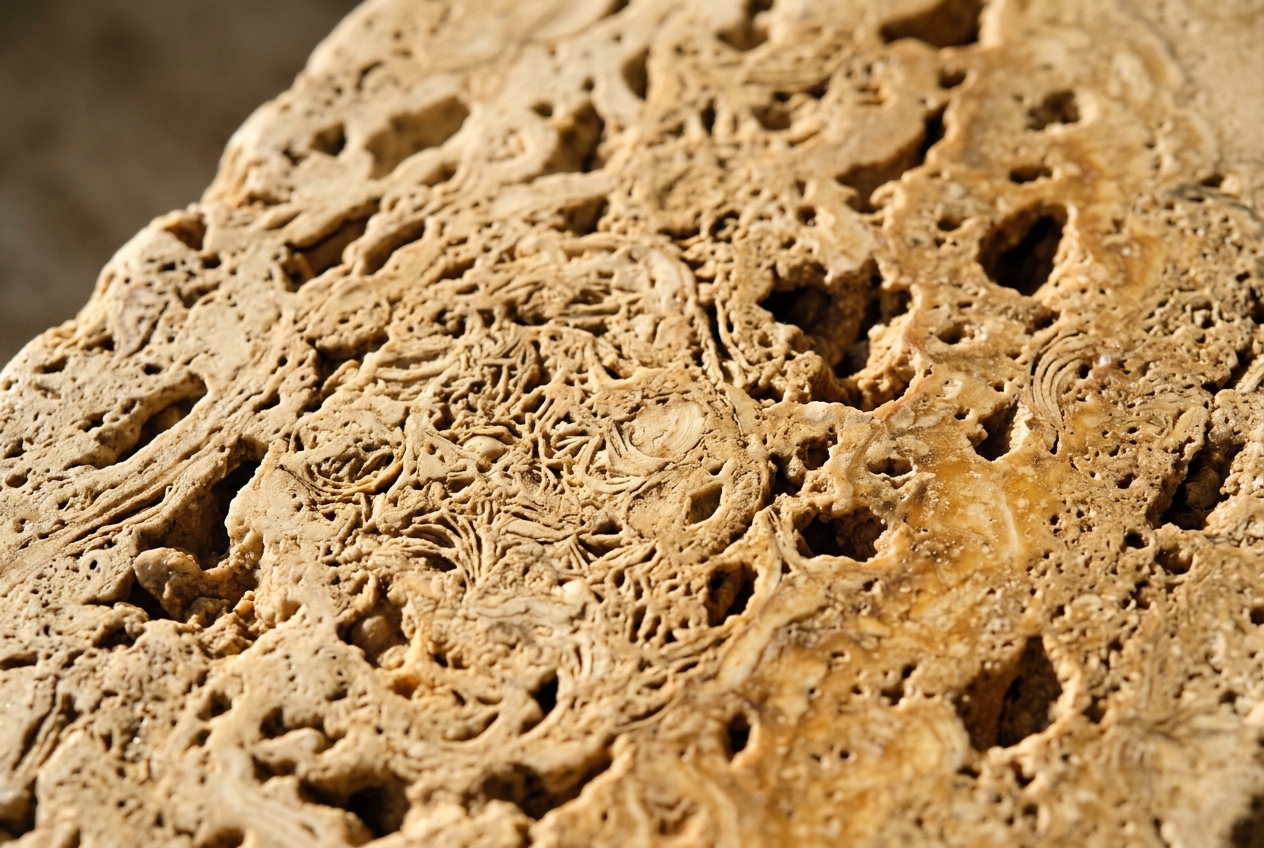 Superficie in travertino romano